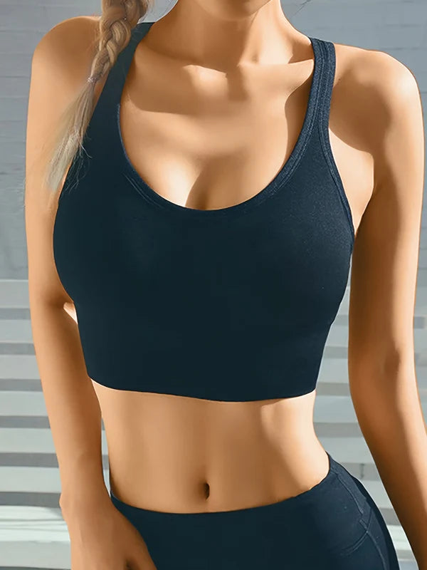 Soutien-gorge de sport sans armatures | Respirant & anti-choc