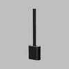 Brosse de toilette flexible et amovible en silicone