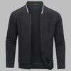 Pull zippé confortable et chaud pour homme