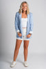 Isabel | Blazer bleu clair
