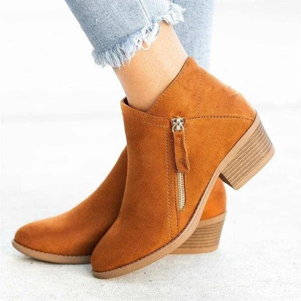 Heel - Bottines orthopédiques en cuir pour femmes