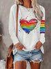 Esmee - Coeur arc-en-ciel avec message inspirant