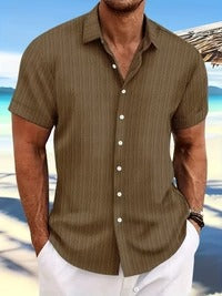 Chemise d'été à manches courtes pour hommes