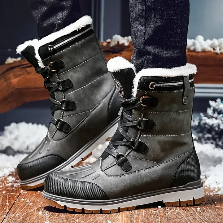 Bottes isolantes pour homme, résistantes aux intempéries – Chaussures d'extérieur robustes