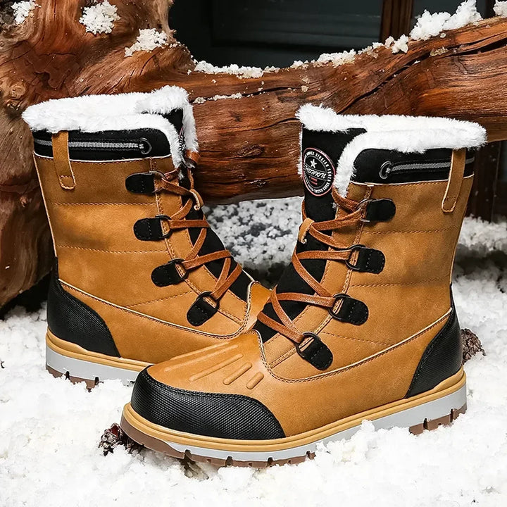 Bottes isolantes pour homme, résistantes aux intempéries – Chaussures d'extérieur robustes