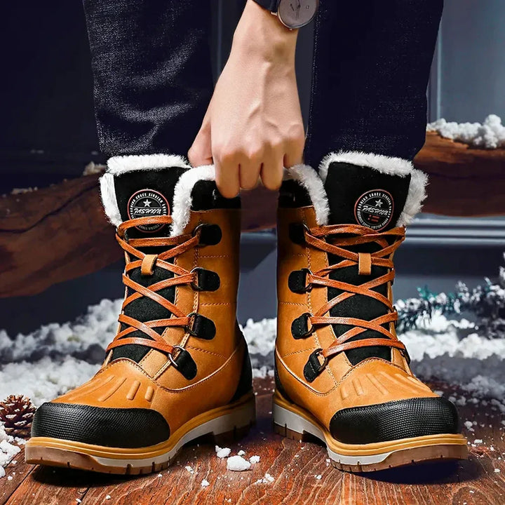 Bottes isolantes pour homme, résistantes aux intempéries – Chaussures d'extérieur robustes