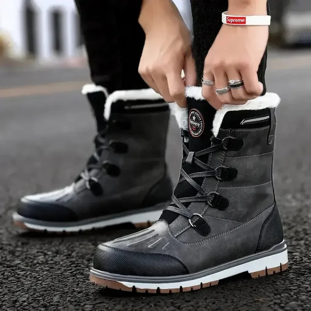 Bottes isolantes pour homme, résistantes aux intempéries – Chaussures d'extérieur robustes