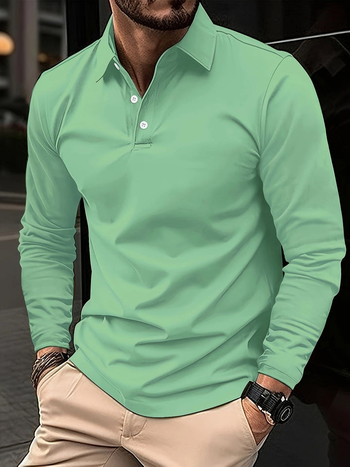 Polo à Manches Longues pour Homme : Élégance Classique et Confort Quotidien
