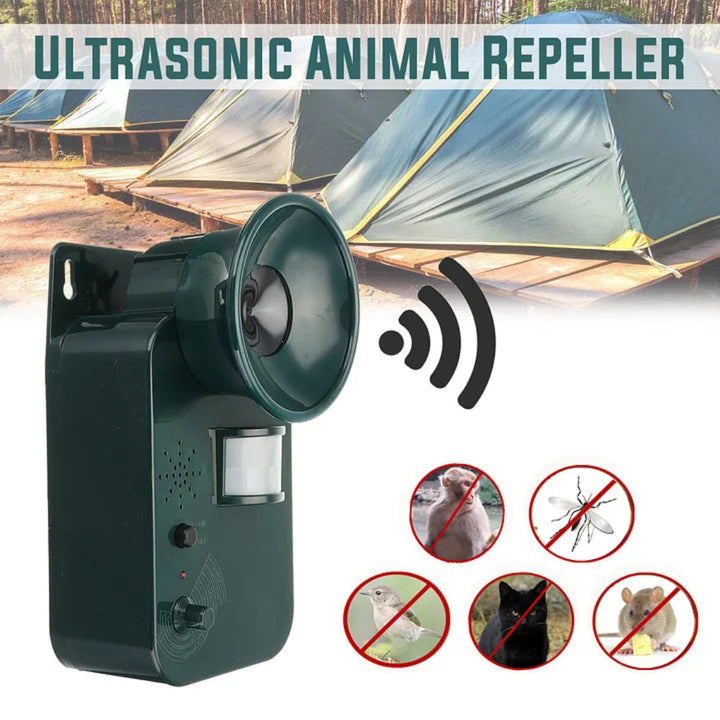 Répulsif à ultrasons pour animaux nuisibles de 5 000 pieds carrés
