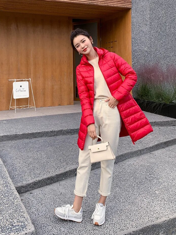 Daisy | Veste longue en duvet chaude et élégante