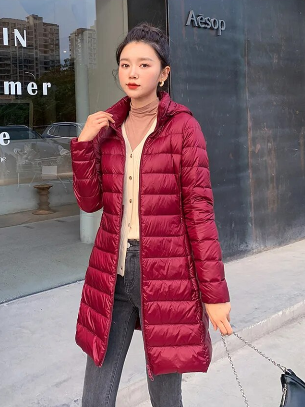Daisy | Veste longue en duvet chaude et élégante