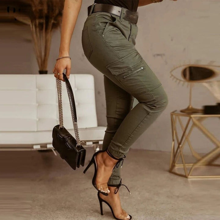 Pantalon de jogging cargo skinny pour femme
