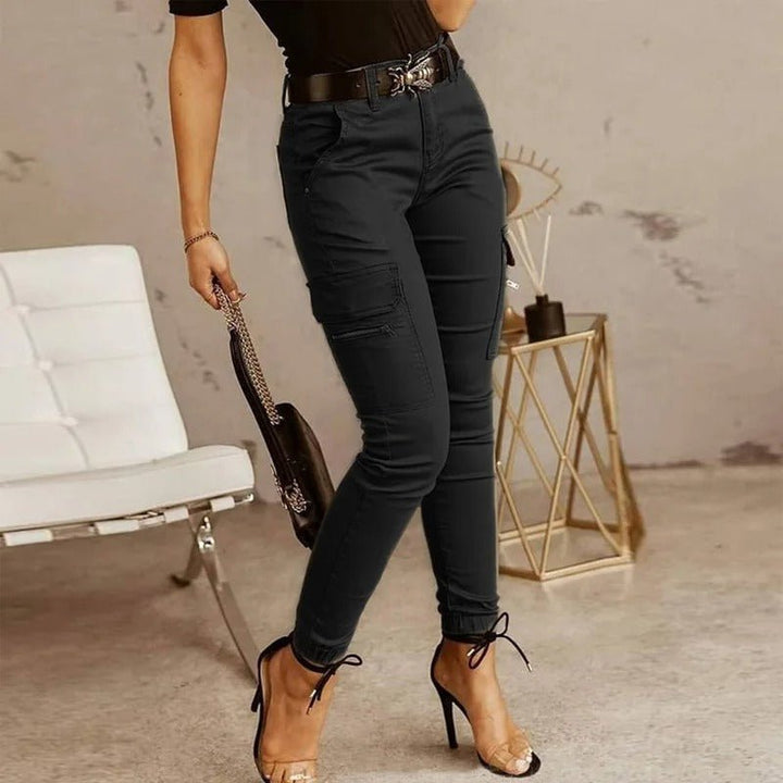 Pantalon de jogging cargo skinny pour femme