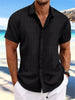 Chemise d'été à manches courtes pour hommes