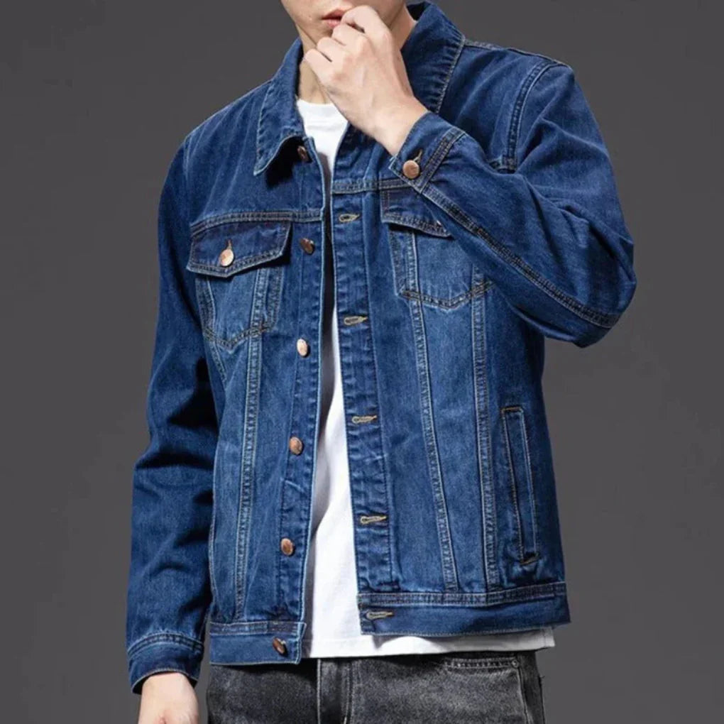 Veste en jean classique pour homme