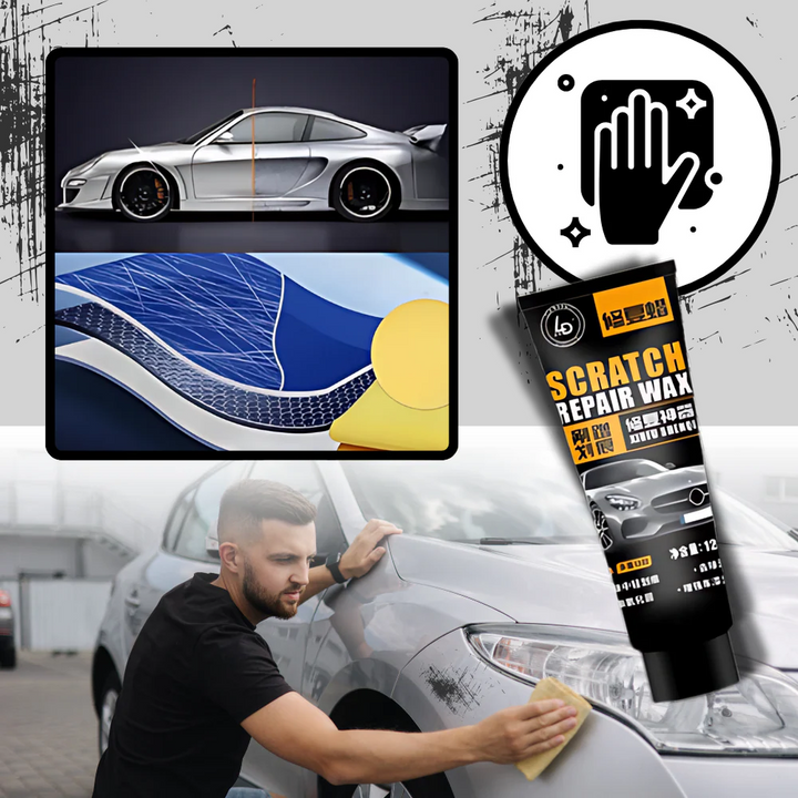 Pâte réparatrice anti-rayures pour voiture 120 ml – Formule pénétrante en profondeur