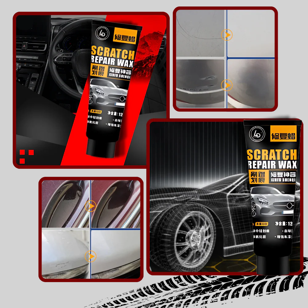Pâte réparatrice anti-rayures pour voiture 120 ml – Formule pénétrante en profondeur