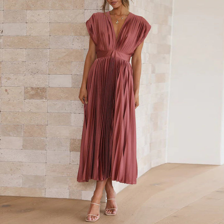 Casimir – Robe Élégante sans Manches à Col en V pour Femme