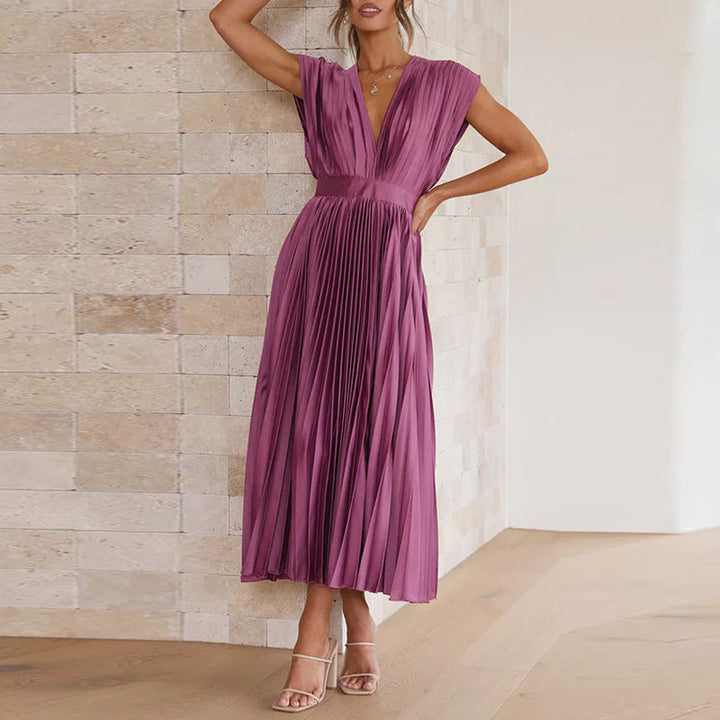 Casimir – Robe Élégante sans Manches à Col en V pour Femme