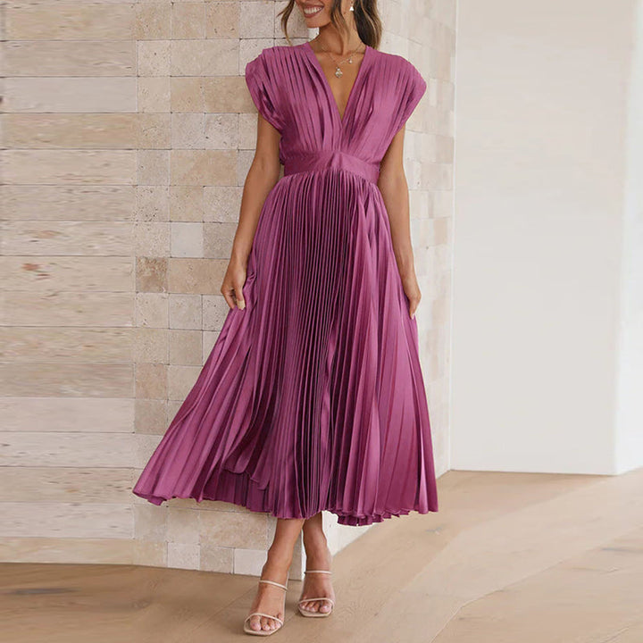 Casimir – Robe Élégante sans Manches à Col en V pour Femme