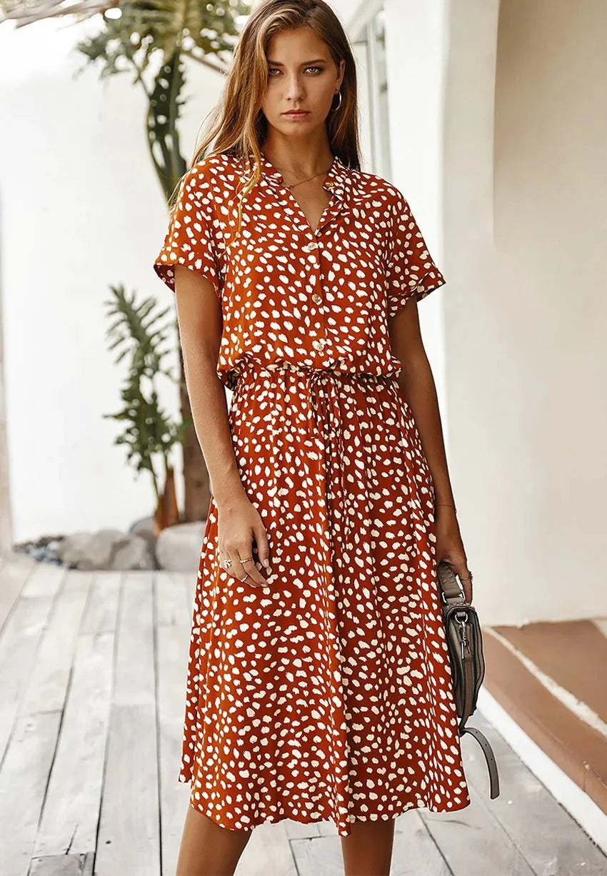 Lara - Robe d'été imprimée