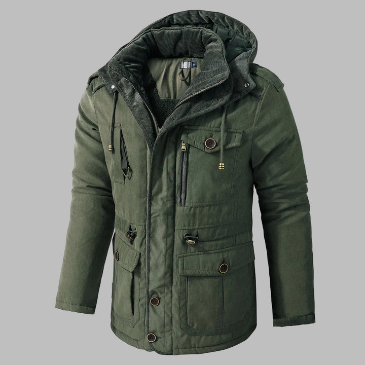 Veste d'hiver multi-poches pour homme