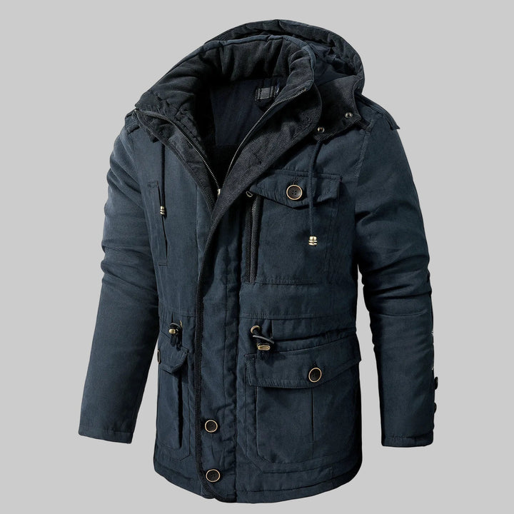 Veste d'hiver multi-poches pour homme