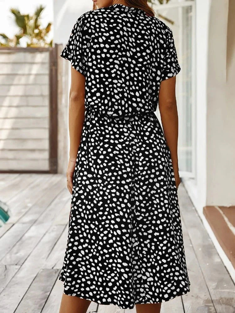Lara - Robe d'été imprimée