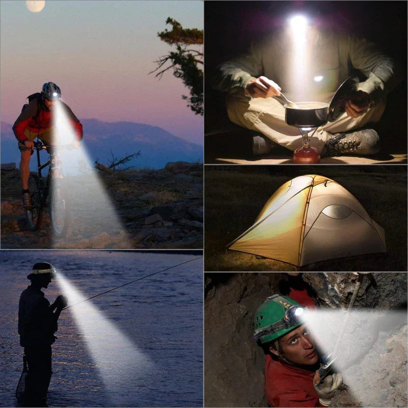 Lampe Frontale LED Rechargeable : Puissance et Fiabilité pour Toutes Vos Aventures