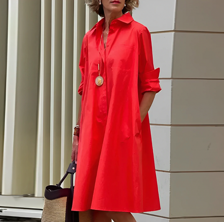 Robe-chemise élégante classique
