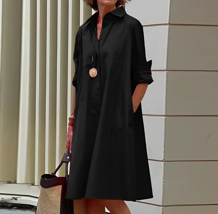 Robe-chemise élégante classique
