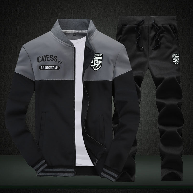 Ensemble de survêtement style baseball pour homme