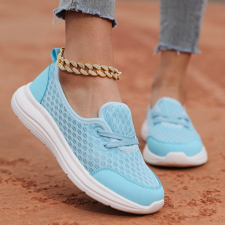 Chaussures orthopédiques confortables en maille et semelle souple pour femmes