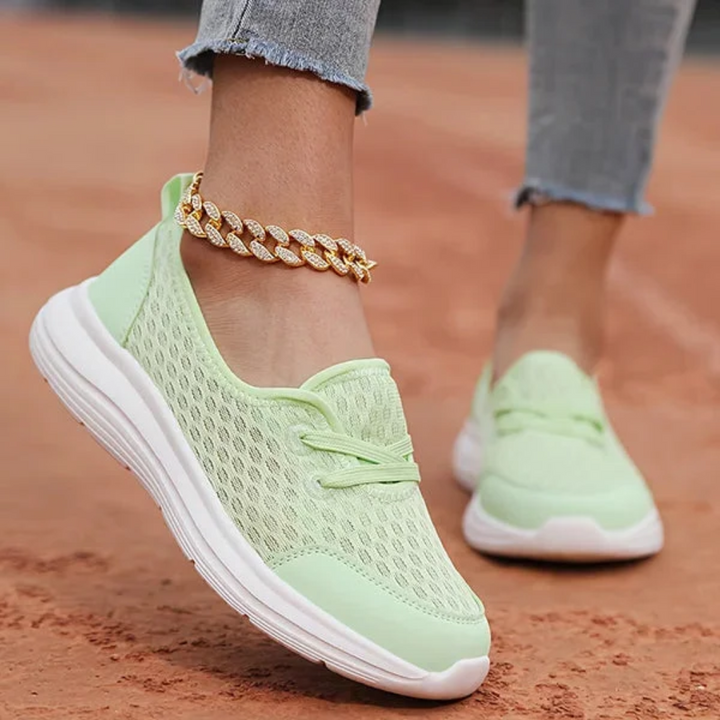 Chaussures orthopédiques confortables en maille et semelle souple pour femmes