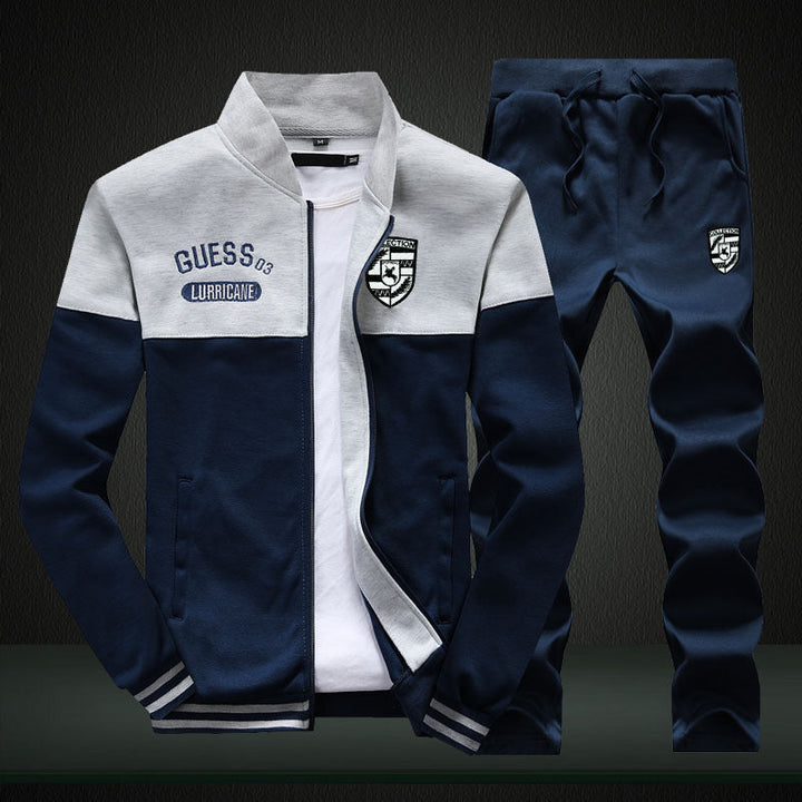 Ensemble de survêtement style baseball pour homme