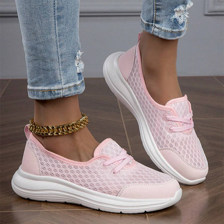 Chaussures orthopédiques confortables en maille et semelle souple pour femmes