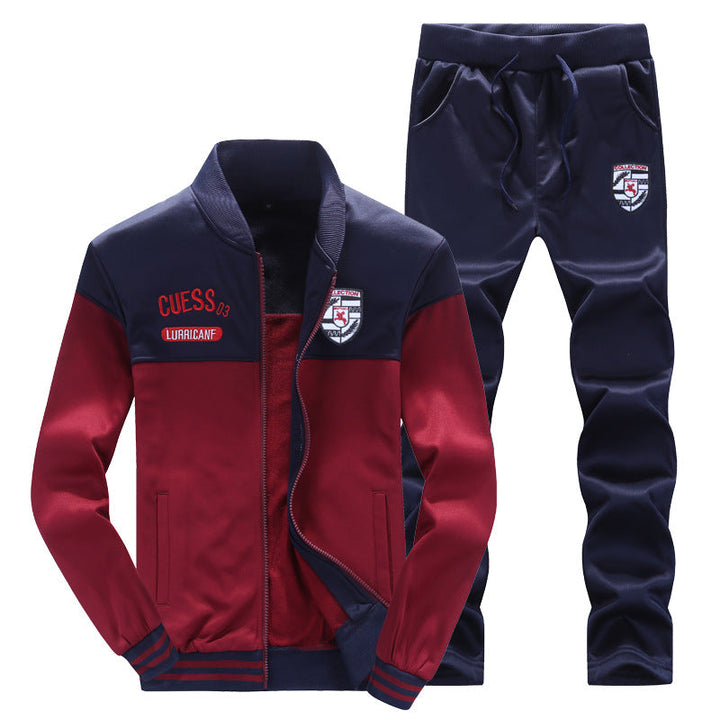 Ensemble de survêtement style baseball pour homme
