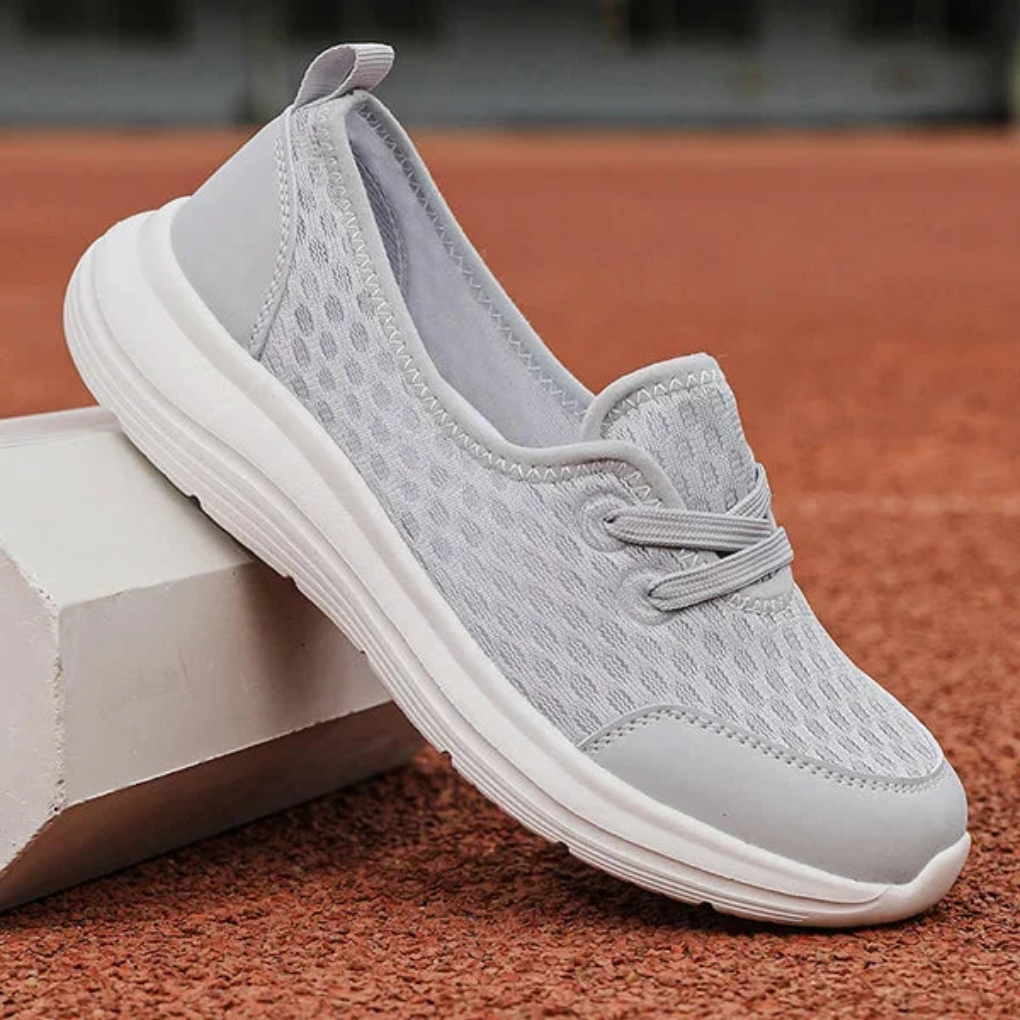 Chaussures orthopédiques confortables en maille et semelle souple pour femmes
