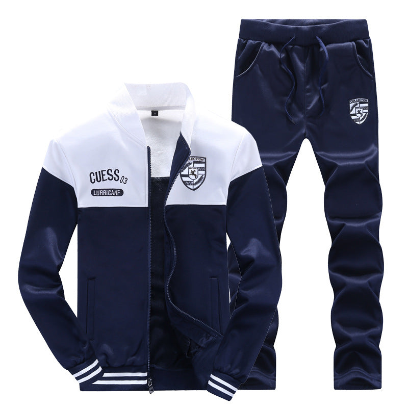 Ensemble de survêtement style baseball pour homme