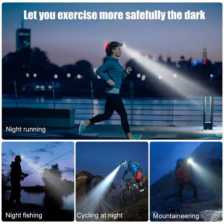 Lampe Frontale LED Rechargeable : Puissance et Fiabilité pour Toutes Vos Aventures