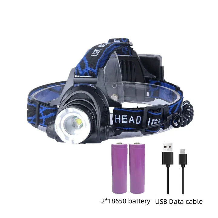 Lampe Frontale LED Rechargeable : Puissance et Fiabilité pour Toutes Vos Aventures