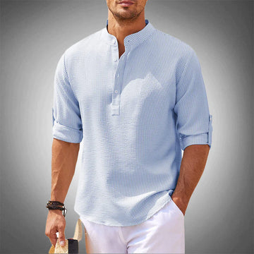Chemise en Lin Élégante et Confortable pour Hommes