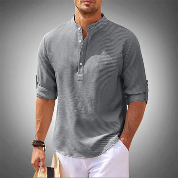 Chemise en Lin Élégante et Confortable pour Hommes