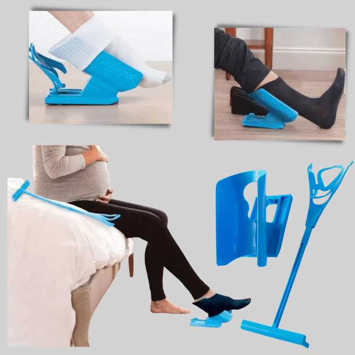 Sock Aid – Dispositif d'enfilage pour un enfilage facile des chaussettes