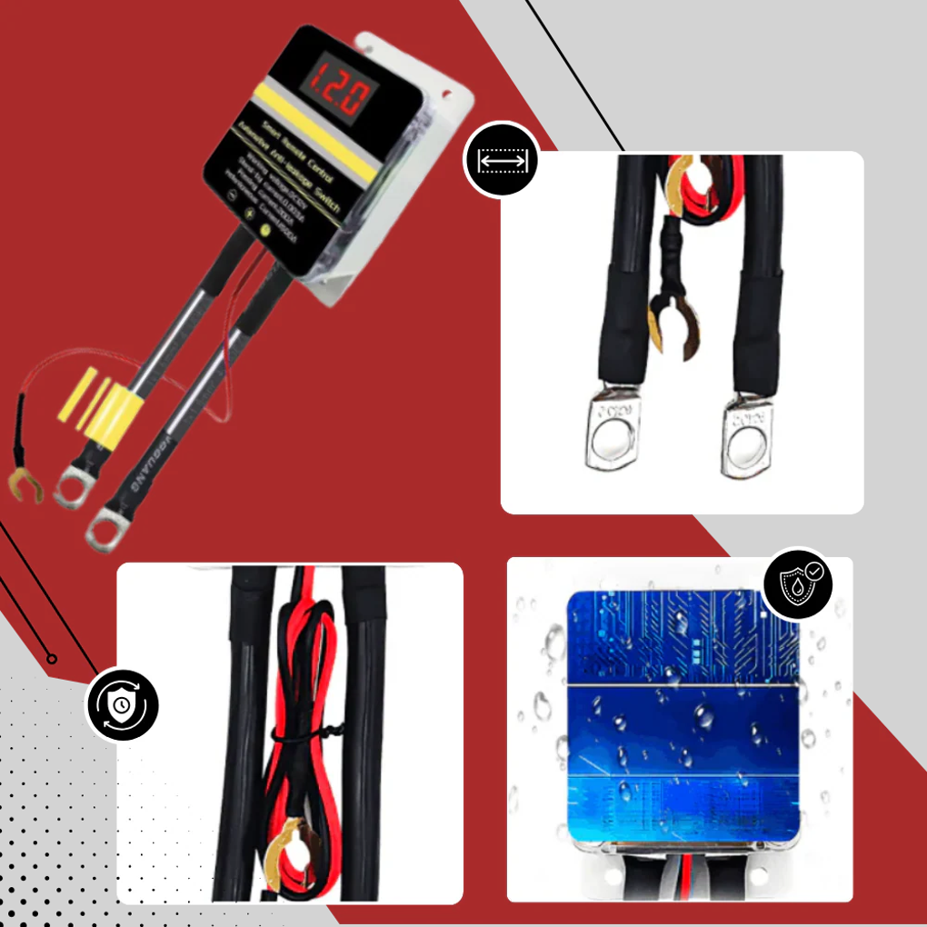Coupe-circuit de voiture – Dispositif de déconnexion de batterie à distance