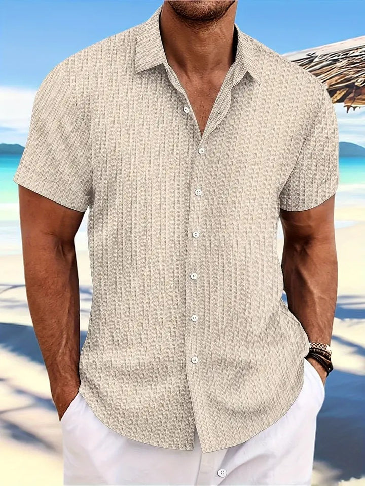 Chemise d'été à manches courtes pour hommes
