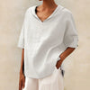 Chemise en lin essentielle pour l'été pour femme