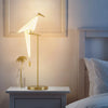 Lampe oiseau élégante en origami