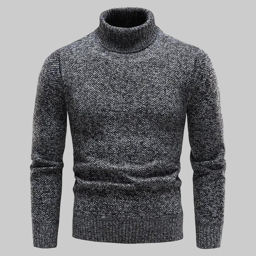 Pull col roulé élégant au design raffiné