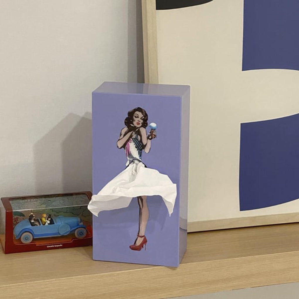 Boîte à mouchoirs artistique pour la décoration intérieure